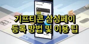 기프티콘 삼성페이 등록 방법 및 이용 팁