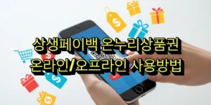 상생페이백 온누리상품권 사용방법