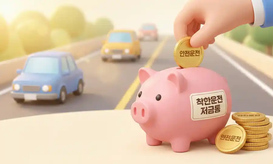 착한운전마일리지 점수 적립 저축 이미지