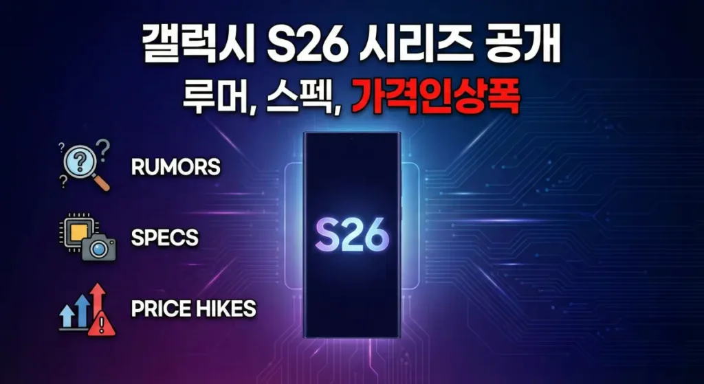 갤럭시 S26 시리즈 공개