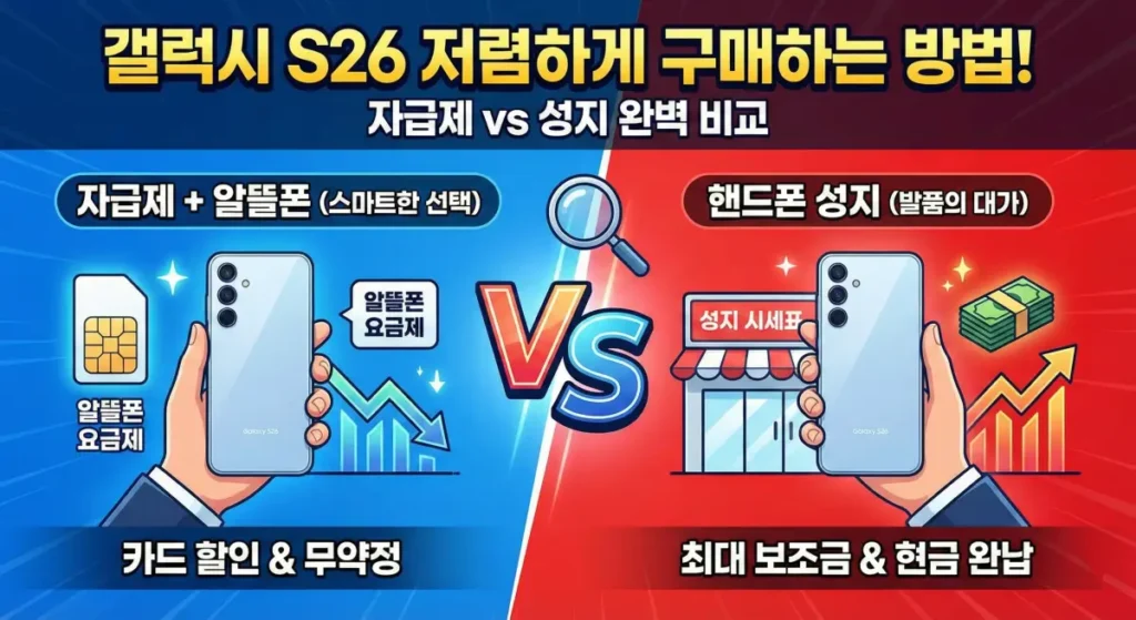 갤럭시 S26 저렴하게 구매하는 방법
