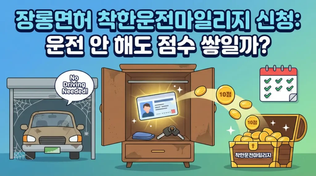 장롱면허 착한운전마일리지 신청