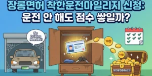 장롱면허 착한운전마일리지 신청