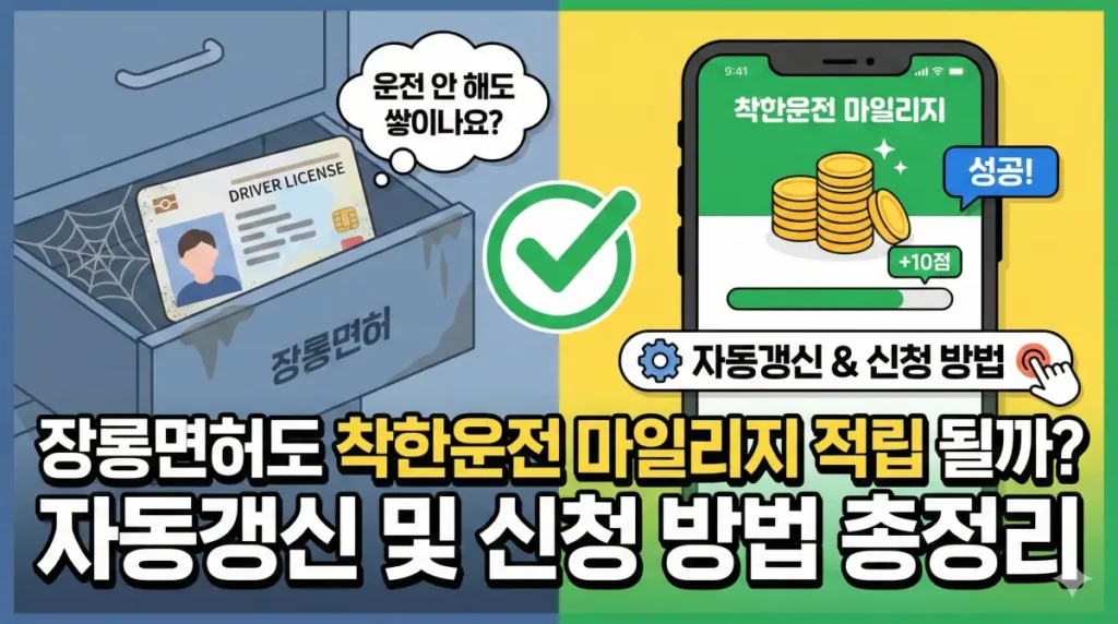 장롱명허 착한운전마일리지 자동갱신